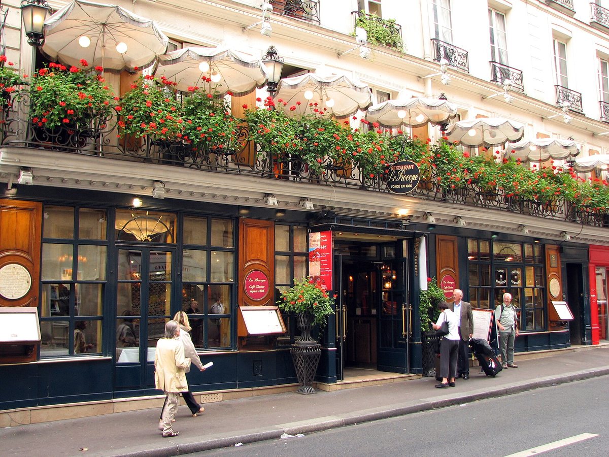 Le Procope in Paris, opened 1686 and still serving. The coffeehouse arrived in Europe as a room for arguing in, and never entirely stopped being one