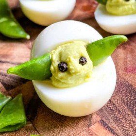 Baby Yoda Deviled Eggs