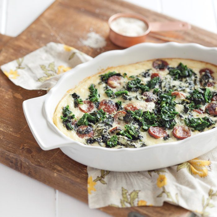 Baked Grits and Greens Casserole (Bobby Deen)