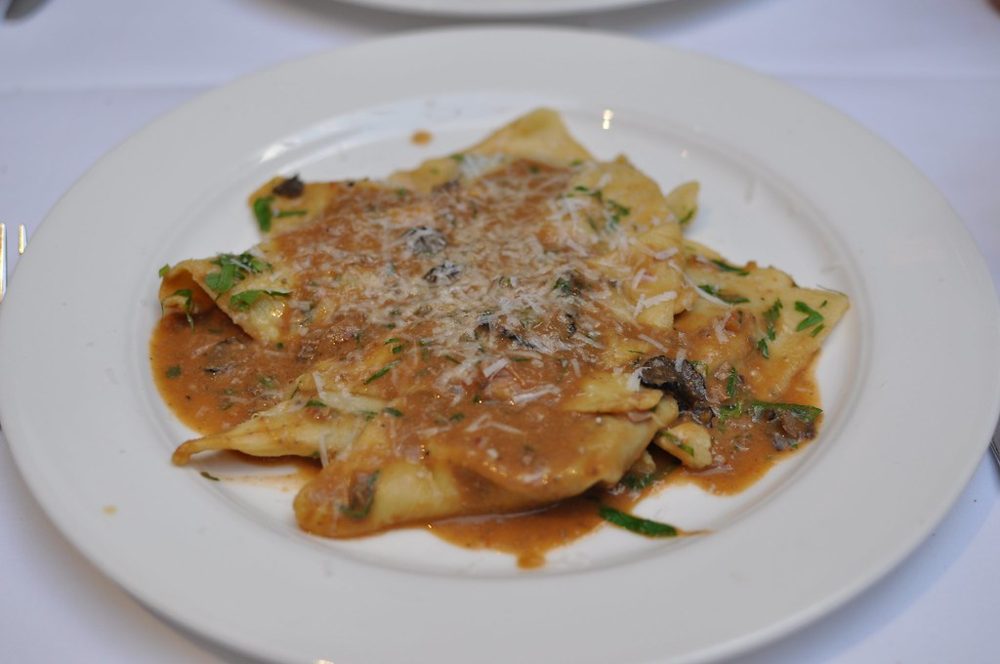 Beef Cheek Ravioli with Crushed Squab Liver