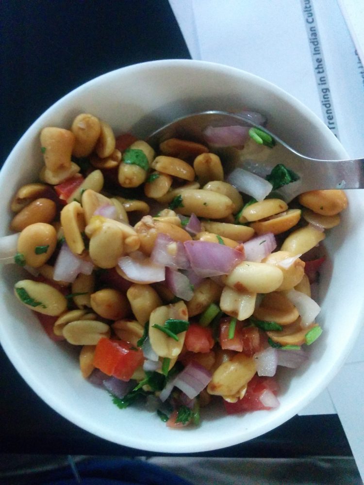 Boiled Peanut Chaat, Indian