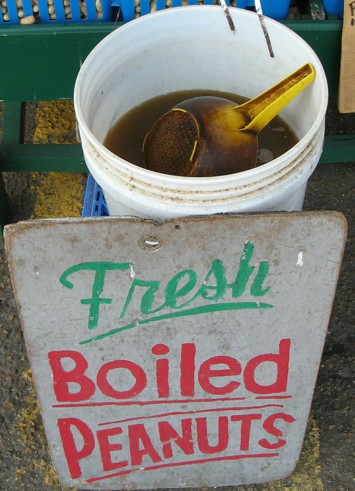 Boiled Peanuts, Georgia Style with Oranges
