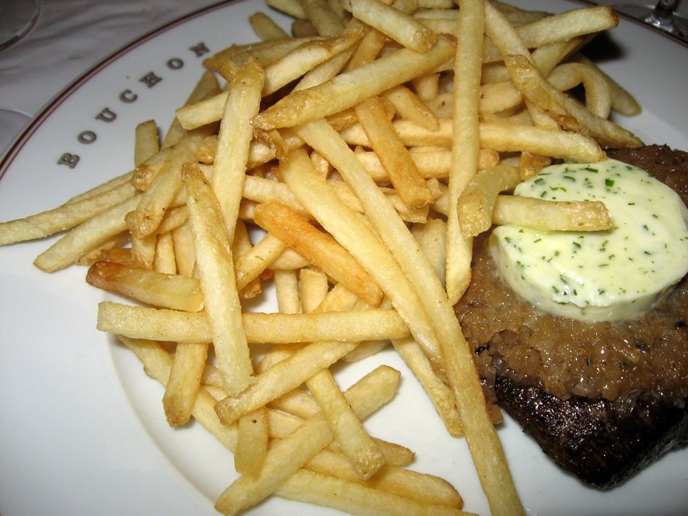 Bouchon Steak Frites with Bordelaise