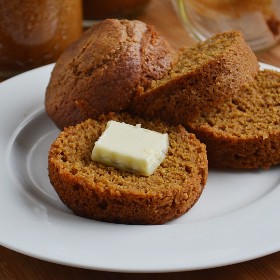 Bread, Brown, in a Jar, Canned