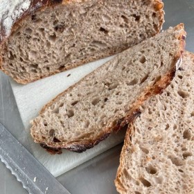 Bread, Sourdough, Barley, Scalded Flour