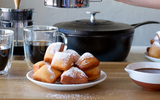 Buttermilk Beignets With Chocolate Ganache
