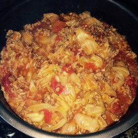 Cabbage Roll Soup With Barley, Vegitarian