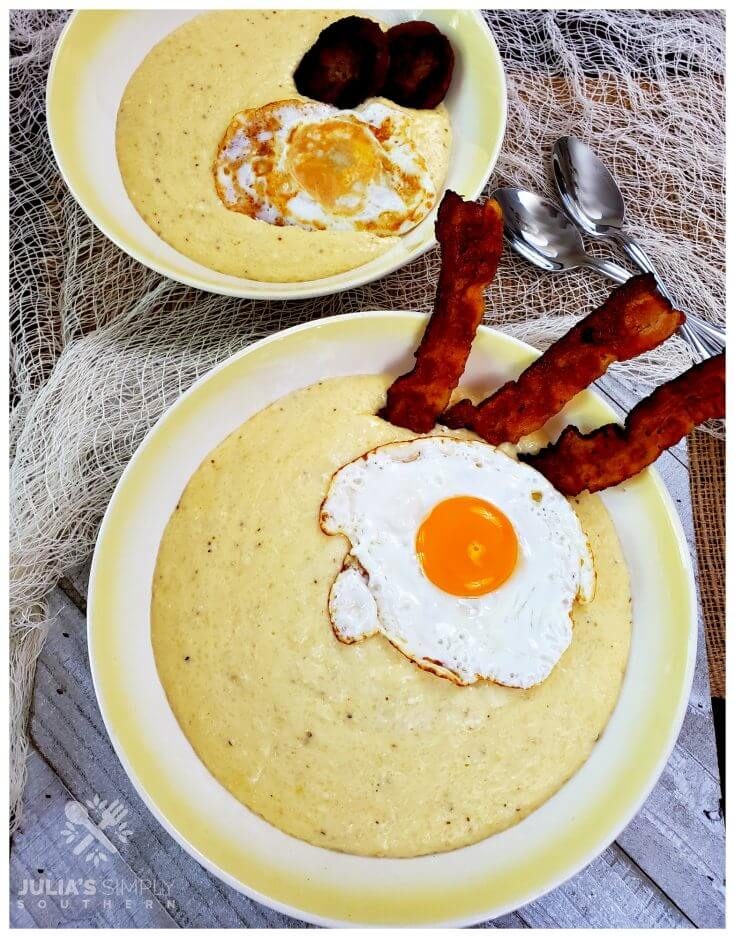 Cheese Grits in a Mason Jar