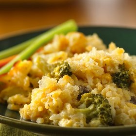 Cheesy Broccoli-Rice Bake