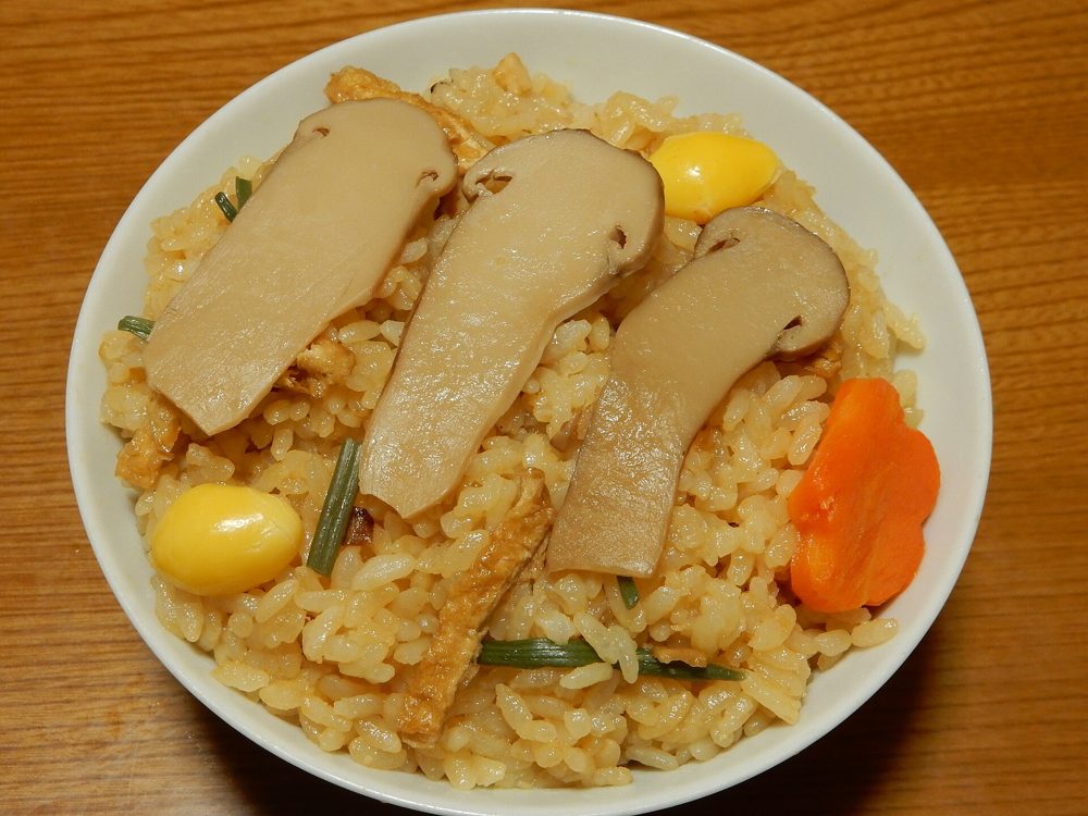 Chicken and Shiitake Takikomi Gohan