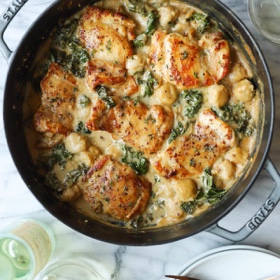 Chicken, Creamy with Gnocchi