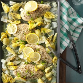Chicken, Parmesan with Artichoke Hearts