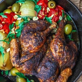 Chicken, Spatchcock, Crispy