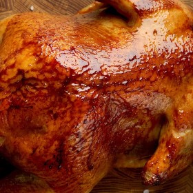 Chicken, Whole, Brined and Smoked