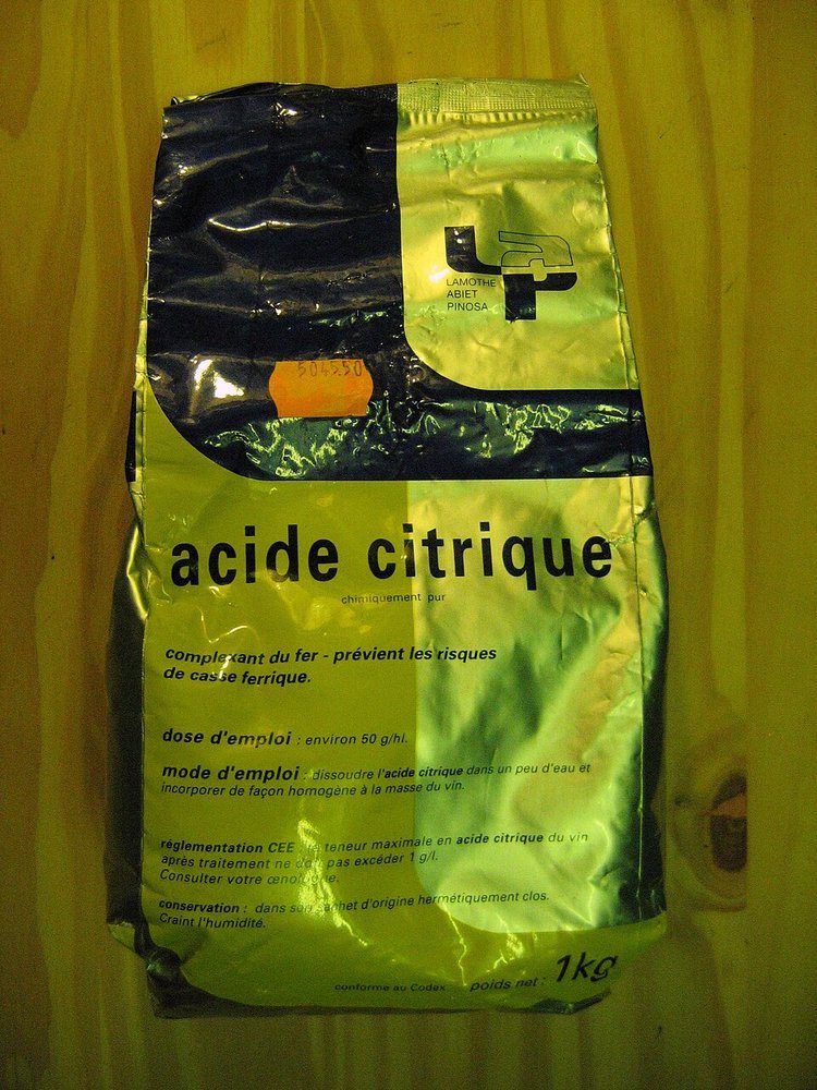 Citric Acid — The one you'd recognize