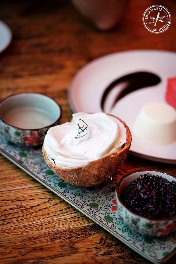 Coconut Sorbet Asian Banana Split