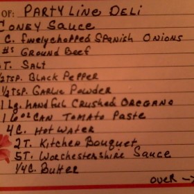 Coney Sauce (Party Line Deli)