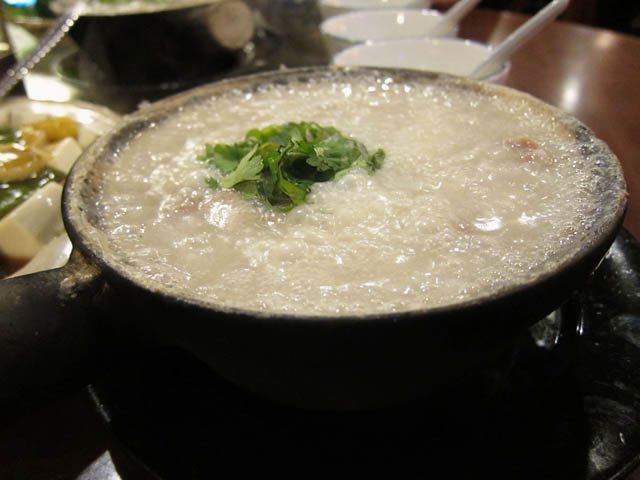 Congee, Pork and Ginger (Jook)