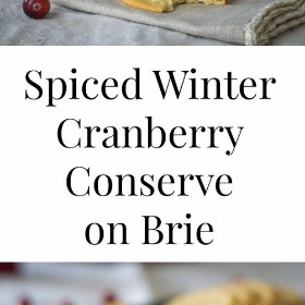 Cranberry Conserve, Winter Spices