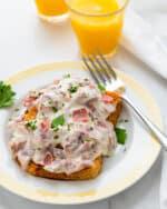 Creamed Chipped Beef on Toast (S.O.S.)
