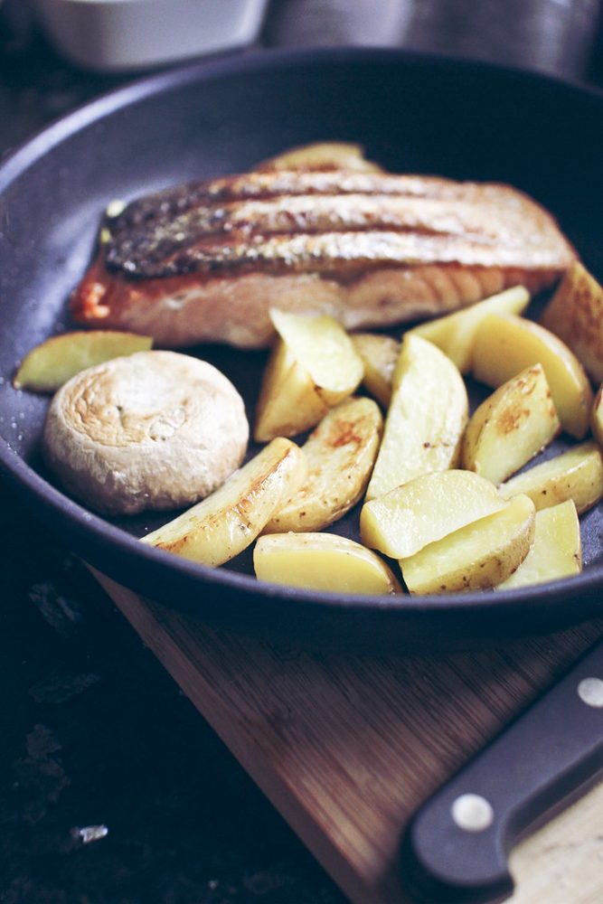 Crispy Pan-Fried Salmon