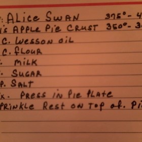 Crust, Easy (Aunt Vicky's recipe)