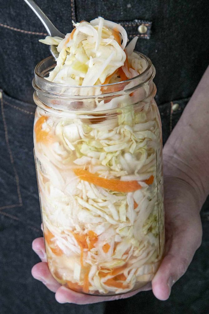 Curtido (Salvadoran Fermented Cabbage Slaw)