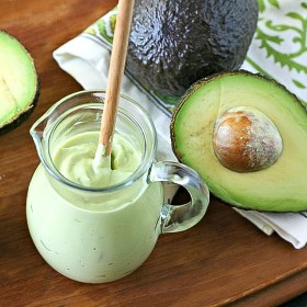 Dairy Free Avocado Crema