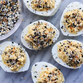 Eggs, Deviled, Everything Bagel