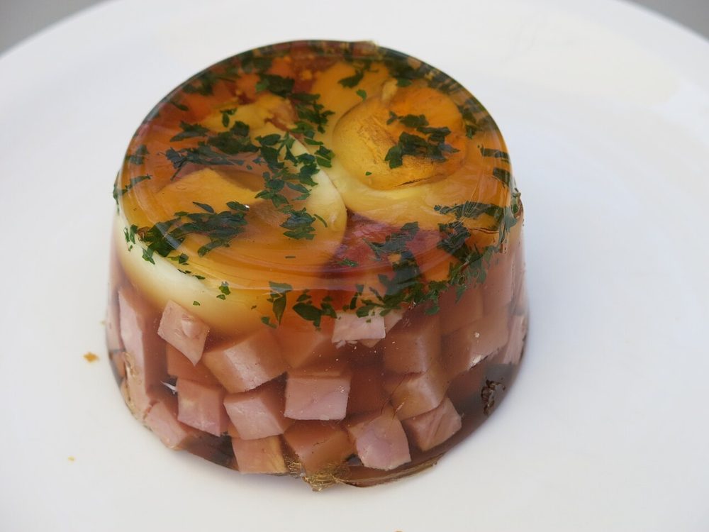 Eggs in Aspic (Oeufs en Gelée)