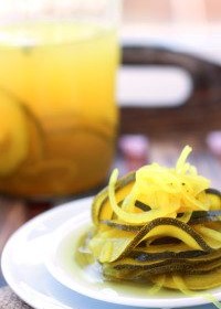 Fermented Zucchini Pickles