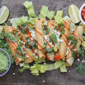 Flautas, Black Bean