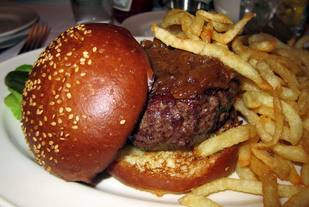 Griddled Onion Burgers