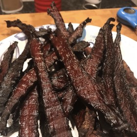 Jerky, Beef, Cured, Smoked