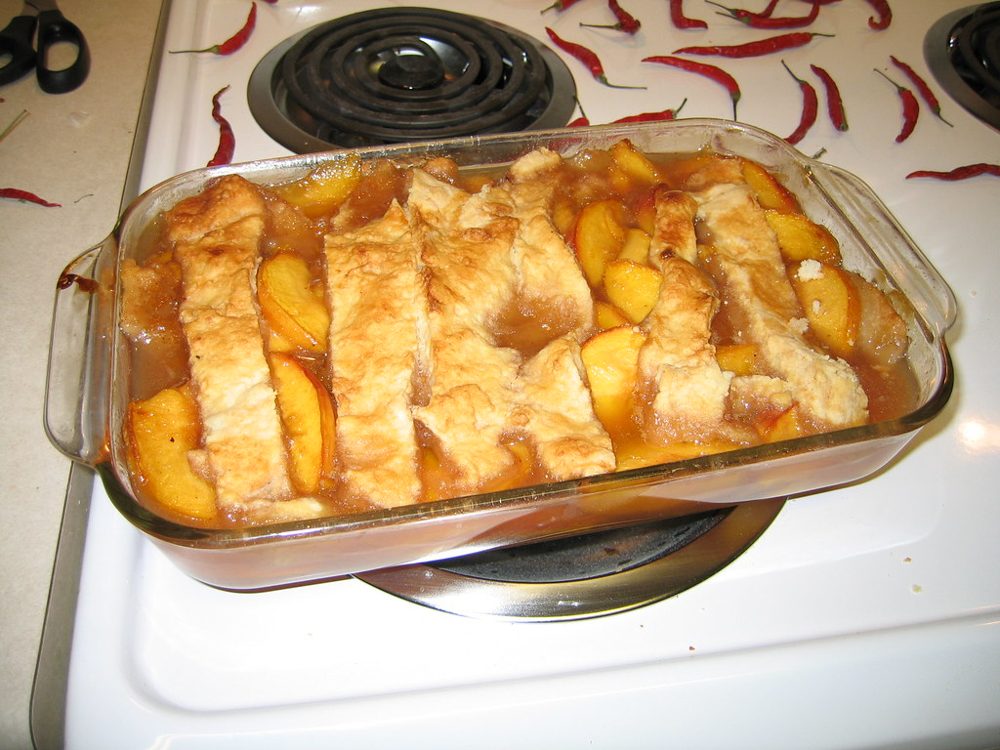 Justin Wilson's Peach Cobbler