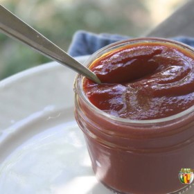 Ketchup. homemade, Canned