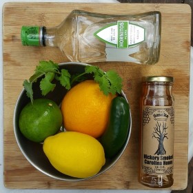 Magarita, Jalapeno Cilantro Smoked Honey