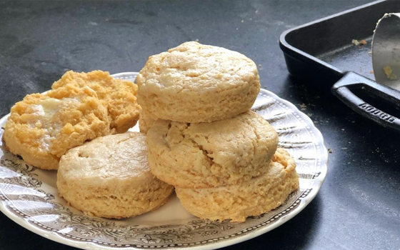 Maple Cornmeal Biscuits