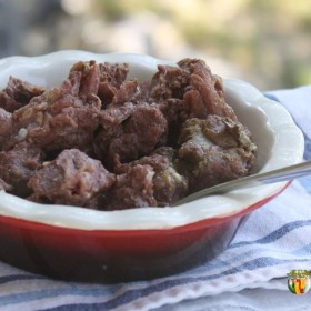 Meat, Red (Venison, Beef, etc.), Chunks or Ground, Canned
