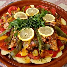 Moroccan Fish Tagine (Mqualli)