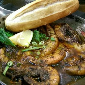 Moroccan Tagine of Shrimp in Tomato Sauce