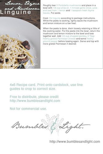 Mushroom Linguine