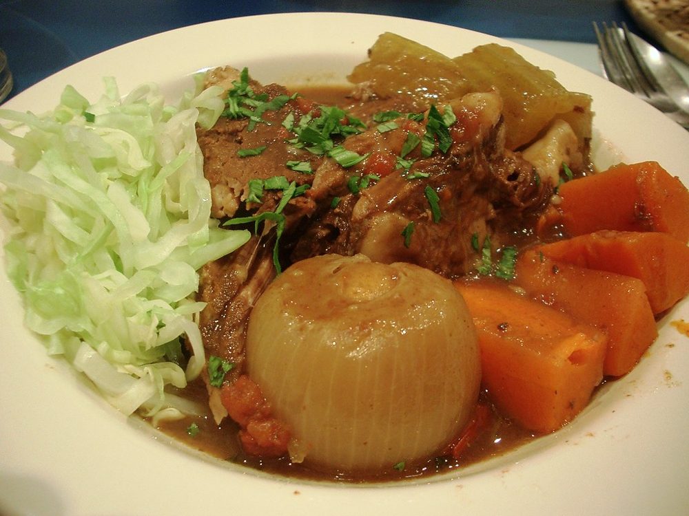 Muthia Dumplings in Spiced Beef Stew