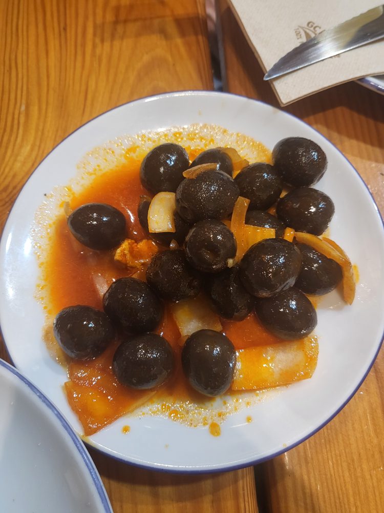 Olives, Marinated with Lemon and Garlic
