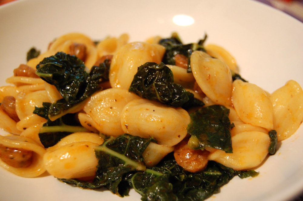 Orecchiette with Broccoli Rabe and Sausage (Bastianich)