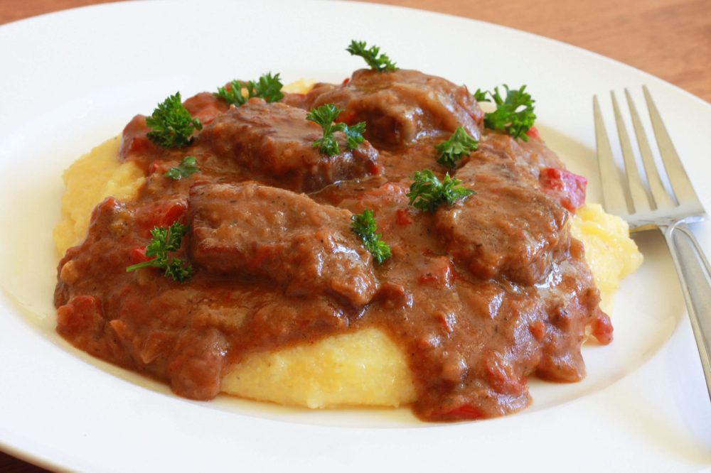 Paula Deen's Grillades and Grits (Pork)