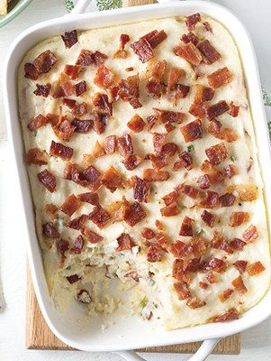 Paula Deen's Grits and Bacon Dip
