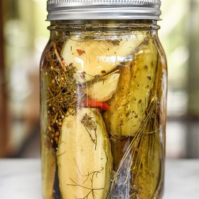 Pickles, Spicy, Dill, Garlic