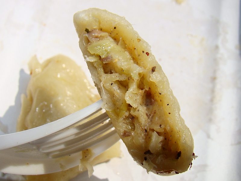 Pierogi with Sauerkraut and Mushrooms