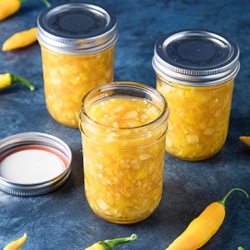Pineapple-Mango-Hot Pepper Jam